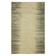 Mohawk Home Laguna Linear Morph Grey Woven Area Rug, 5x8, Cream & Grey