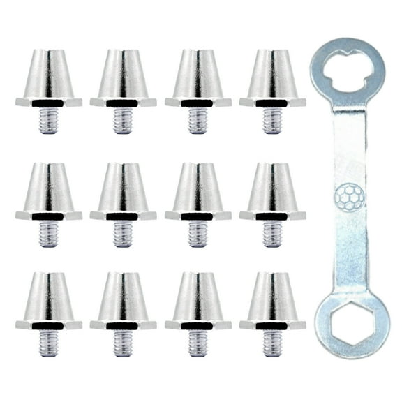 12Pcs Aluminum Football Boot Spikes Soccer Replacement Football Cleats Soccer Boot Cleats Track