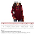thumbnail image 3 of Splicing Sweatshirt, Pullover Women Top Hooded Polyester Fiber  For Autumn Outfit, 3 of 6