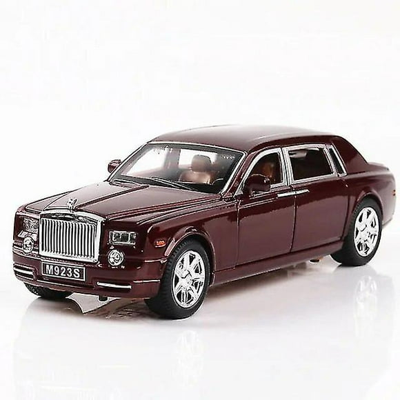 1/24 Alloy Car Model Toys Rolls Royce Phantom Metal Diecast High Simulation Limousine Sound Light Toys Children Gifts Collection