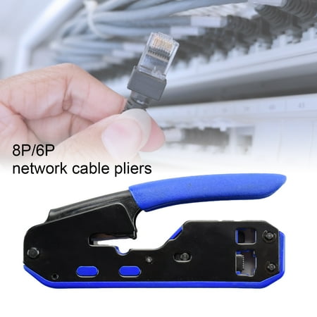 

XWQ 7SQ610 Internet Wire Crimper Precise Flame Retardant PVC Network Crimper Cable Stripping Ethernet Cutter Cutting Tool