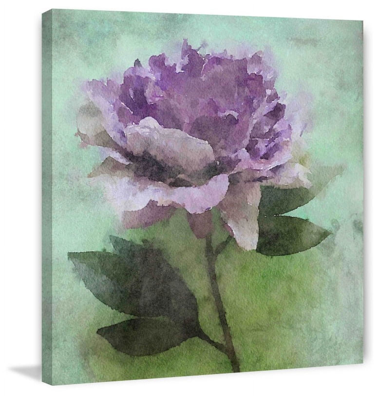 Marmont Hill - "Purple Delight" by Irena Orlov Painting Print on Wrapped Canvas