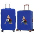 thumbnail image 3 of Luggage Cover Travel Suitcase Protective Cover for Trunk Case 18 '' -28 '' Foldable Elastic Suitcase Cover Gold Pattern 8gold Z S, 3 of 6