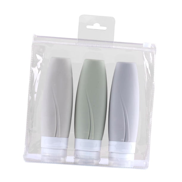 Botellas de viaje de silicona 3 piezas jinwen Botellas de viaje