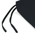 thumbnail image 5 of Jordan Manufacturing 17" x 19" Navy Solid Rectangular Outdoor Chair Pad Seat Cushion with Ties, 5 of 10