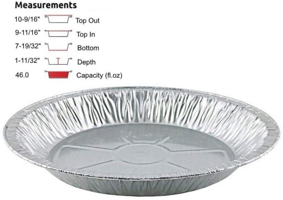 11" Extra Deep Disposable/reusable Pie Pan 2411 (250)