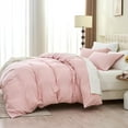thumbnail image 6 of Simple&Opulence Linen Duvet Cover - Linen Cotton Blend 3 Pieces Bedding Set, 1 Duvet Cover 104 x 92 Inches and 2 Pillowcase- Solid Color Collection , Soft & Cozy ,Cooling Bedding-Pale Pink, King, 6 of 8