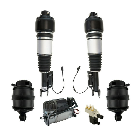 TRQ Air Suspension Kit Fits 2003-2011 Mercedes-Benz PAA34436
