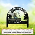 thumbnail image 2 of Fishing In Heaven Memorial Grave Marker – Personalized Garden Stake for Dad – Custom In Memory Fisherman Plaque, Outdoor Cemetery Decor, Father’s Day Sympathy Gift (20 inches), 2 of 10