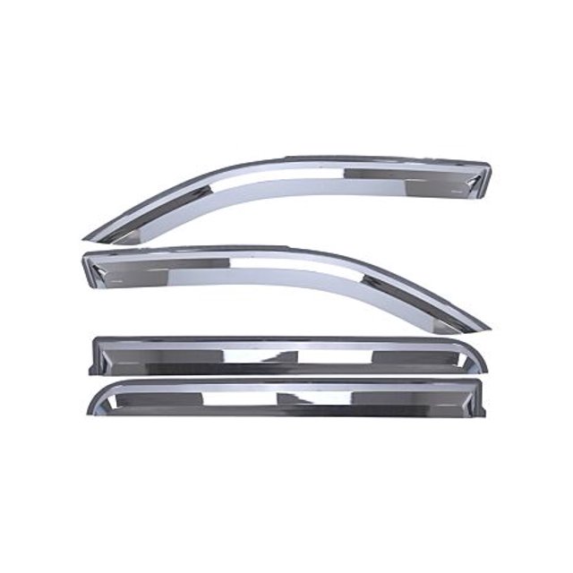 Putco Rainguard 480070 Element; In-Channel; Chrome Plated; ABS Plastic; Set Of 4