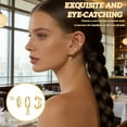 thumbnail image 4 of DESIGNICE Earrings Set,Zircon Earring Sets for Women,Affordable Luxury Fashion Hypoallergenic Earrings Hypoallergenic Earrings for Women,4Pcs, 4 of 7