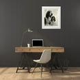 thumbnail image 3 of Vision Studio 12x14 White Modern Wood Framed Museum Art Print Titled - B and W Chien de Chasse, 3 of 4