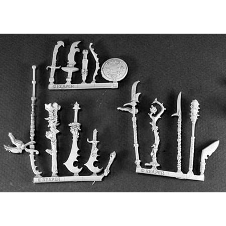Reaper Miniatures Reptus Weapons (15) 14449 Reptus Unpainted RPG D&D Mini Figure