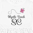 thumbnail image 4 of Inktastic Myrtle Beach South Carolina Girls Toddler Dress, 4 of 5