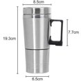 thumbnail image 1 of Bouilloire Électrique en Acier Inoxydable 12v pour Camping Voiture, 1 of 3