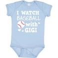 thumbnail image 3 of Inktastic I Watch Baseball with My Gigi Boys or Girls Baby Bodysuit, 3 of 5