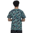thumbnail image 3 of Dickies EDS Medical Scrubs Top for Men V-Neck DK725, XS, Crosshatch Camo, 3 of 5