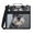 Black, variant on Jiaoprinted Seashell Beach Zipper 3 D-Ring Binder Bag with Shoulder Strap, Tropical Summer Palm Tree Waterproof Expanding Binder, Multi-Pocket Portfolio Organizer Case