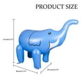 thumbnail image 6 of IM Beauty Elephant Sprinkler for Kids Outdoor Play, Inflatable Elephant Sprinklers for Outside, Backyard Water Fun Blow Up Unicorn Sprinkler for Yard, Unicorn Sprinklers Inflatable Water Toys, 6 of 9