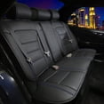 thumbnail image 1 of Futuristic Leather Car Seat Cushions Fit For Car Truck SUV Van - Rear Bench, 1 of 2