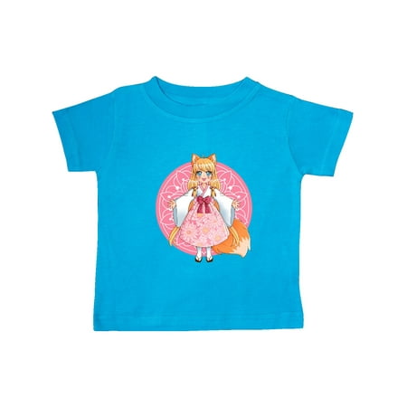 

Inktastic Fox Chibi Anime Girl Gift Baby Girl T-Shirt