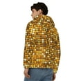 thumbnail image 4 of Kdxio Bright Shiny Golden Print Men Hoodies Casual Hoodies for Men with Zip Pockets Full Zip Long Sleeve Sweatshirt Sports Hooded Jacket-XX-Large, 4 of 5