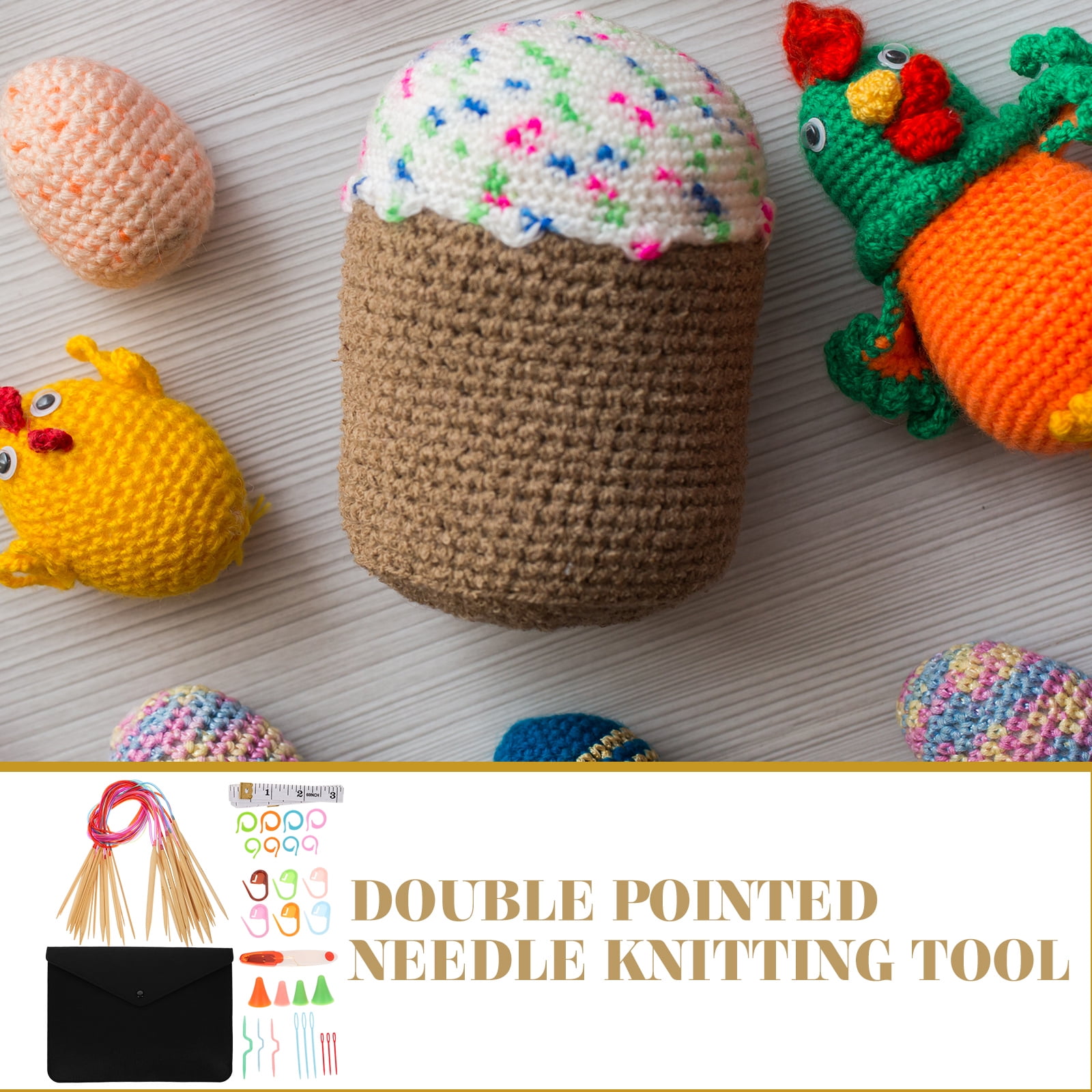 1 Set of Ergonomic Crochet Hooks Multi-function Crochet Hooks Set Handmade Knitting Accessories