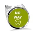 thumbnail image 1 of Expression Rejection No Way Negativity Ring Adjustable Love Wedding Engagement, 1 of 3