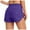 Purple, variant on Augper Women's Fashion Casual Shorts With Pockets High Waisted Swimsuit Bathing Shorts Pants