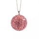 thumbnail image 1 of Decoración del coche bola de cristal ostentosa encanto del espejo retrovisor del coche, (rosa) adorno colgante del coche del diamante artificial, accesorios del coche Bling, 1 of 5