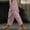 Pink, variant on Trousers Pants Woman With Pockets Cotton Linen Pants Petite Soft Drawstring Elastic Waist Lounge Pants Mid Rise Pants Lightweight Pull On Trousers Casual Summer Striped Pants Pink