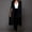Black, variant on Women Loose Short Cloak Cape Fashion Fall Cardigan Jacket Trench Coat