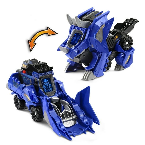VTech Switch and Go Triceratops Bulldozer Transforming Dino to Vehicle