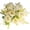 White, variant on Fade Resistant Artificial Silk Peony Bouquet, Exquisite Fake Peony Flower Cluster, Bendable Stems Floral Decor for Bridal Parties, Dining Table Centerpieces and Household Vase Display