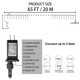 thumbnail image 3 of Dazzle Bright 200 LED Mini cadena de luces navideñas de 65 pies, conectables, impermeables, 8 modos de luces de hadas para interiores, exteriores, patio, jardín, decoraciones para fiestas navideñas (b, 3 of 5