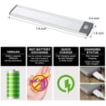 thumbnail image 2 of Motion Sensor LED Under Cabinet Lighting Wireless Cabinet Light Rechargeable, Closet Light 30Led Battery Powered For Kitchen, Closet, 2 of 6