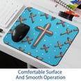 thumbnail image 6 of Easter Square Mouse Pad, 8.3x9.8 Inch, Non-Slip Rubber Bottom, Printed Desk Mat for Office and Gaming, 6 of 6