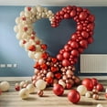 1Set Balloon Arch Kit Heart Shaped Balloon Arch Stands with Water