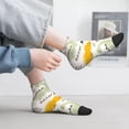 thumbnail image 2 of Pofeuu Childish Dinosaur Print 30cm Socks, Adult Running Hiking Socks for Youth and Adult, 2 of 7