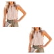 thumbnail image 4 of Blusa Sin mangas Qarigey para mujer informal Albaricoque XXL, 4 of 6