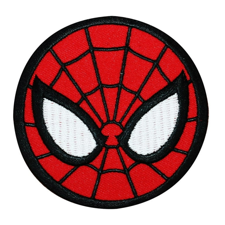 Spider-Man Logo Iron-On Patch Marvel Comic DIY Superhero Outfit Apparel  Applique 