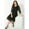 thumbnail image 2 of Catherines Women's Plus Size Shirred Lace Flounce Dress, 2 of 2