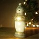 thumbnail image 5 of Toystoory Estatuilla de muñeco de nieve de Navidad, adorno brillante interesante para el hogar, artesanías de vacaciones, decoración de Gris, 5 of 6