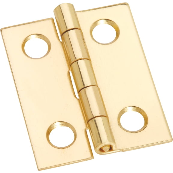 National Hardware NATIONAL/SPECTRUM BRANDS HHI N211-284 1 x 13/16 Brass Hinge, 4-Pack — Standard Mounting Hardware, Drop-In Replacement