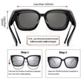 thumbnail image 4 of Gafas de sol polarizadas URUMQI para mujer con diseño sobre lentes UV400, 4 of 7