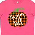 thumbnail image 4 of Inktastic Happy Fall Plaid Pumpkin Youth T-Shirt, 4 of 5