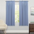 thumbnail image 1 of Cortinas de ventana Sweet Home Collection Ribcord Blue 160 x 160 cm, 1 of 1