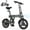 Black, variant on 14-inch 500W Foldable Electric Bike for Adults, City E-Bike with 3-Speed Settings (9/15/20mph) ,Uphill Assist, LED Light,25-Mile Range and 36V7.8Ah Battery,White,UL2849