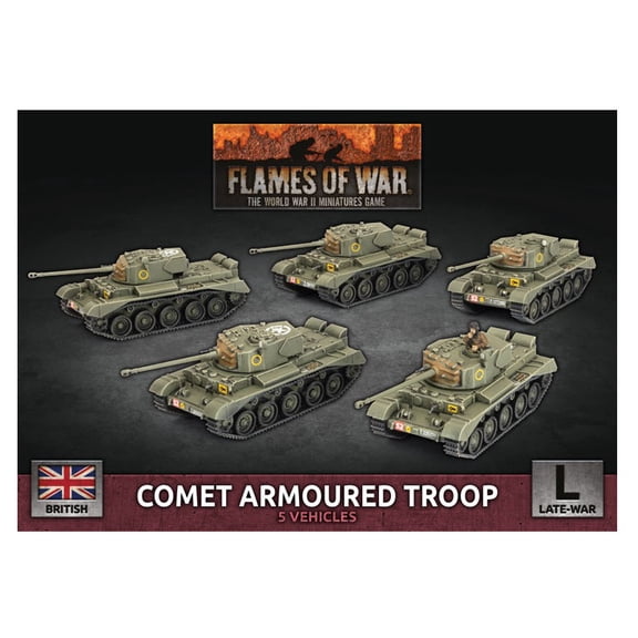 Flames of War: British Comet Armoured Troop (Late-War)