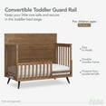 thumbnail image 3 of Evolur Stilnovo Mid Century 4-in-1 Convertible Crib, Sugarcane, 3 of 12